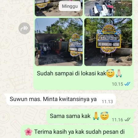 Pengiriman Papan Bunga Duka Pondok Kacang Timur