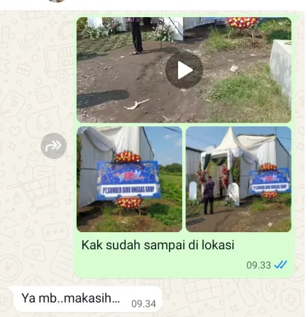 Pengiriman Karangan Bunga Pondok Kacang Timur
