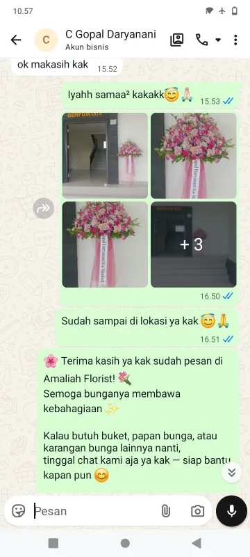 Pengiriman Karangan Bunga Pondok Kacang Timur